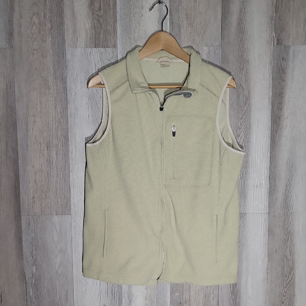 Duluth Trading Co Cream Fleece Vest